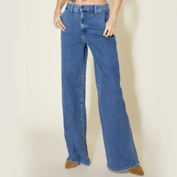 Le Jean JUDE TROUSER jeans blue size 23 - Picture 1 of 7